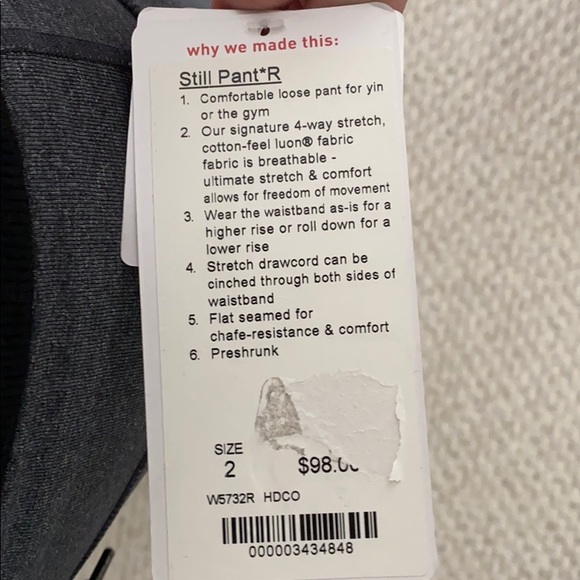 Lululemon Still Pants - Regular - Picture 4 of 5